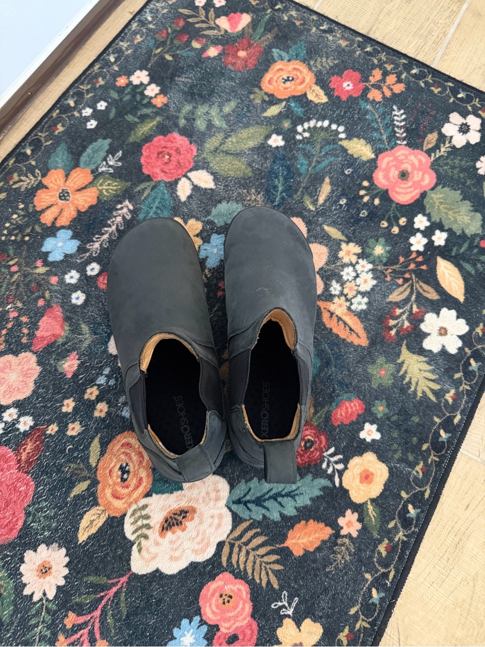 Women's XERO Black Slip-On Chelsea boots